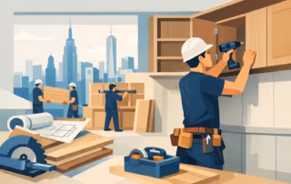 Custom Millwork Installation Process in NYC